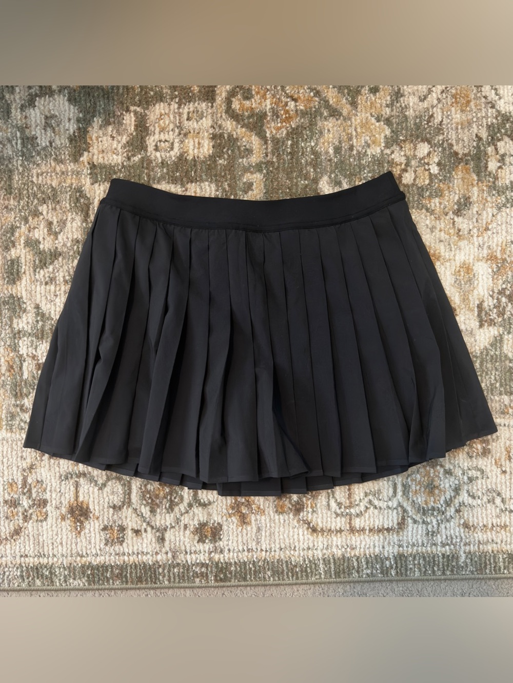 lululemon athletica Black Pleated Mini Skirt